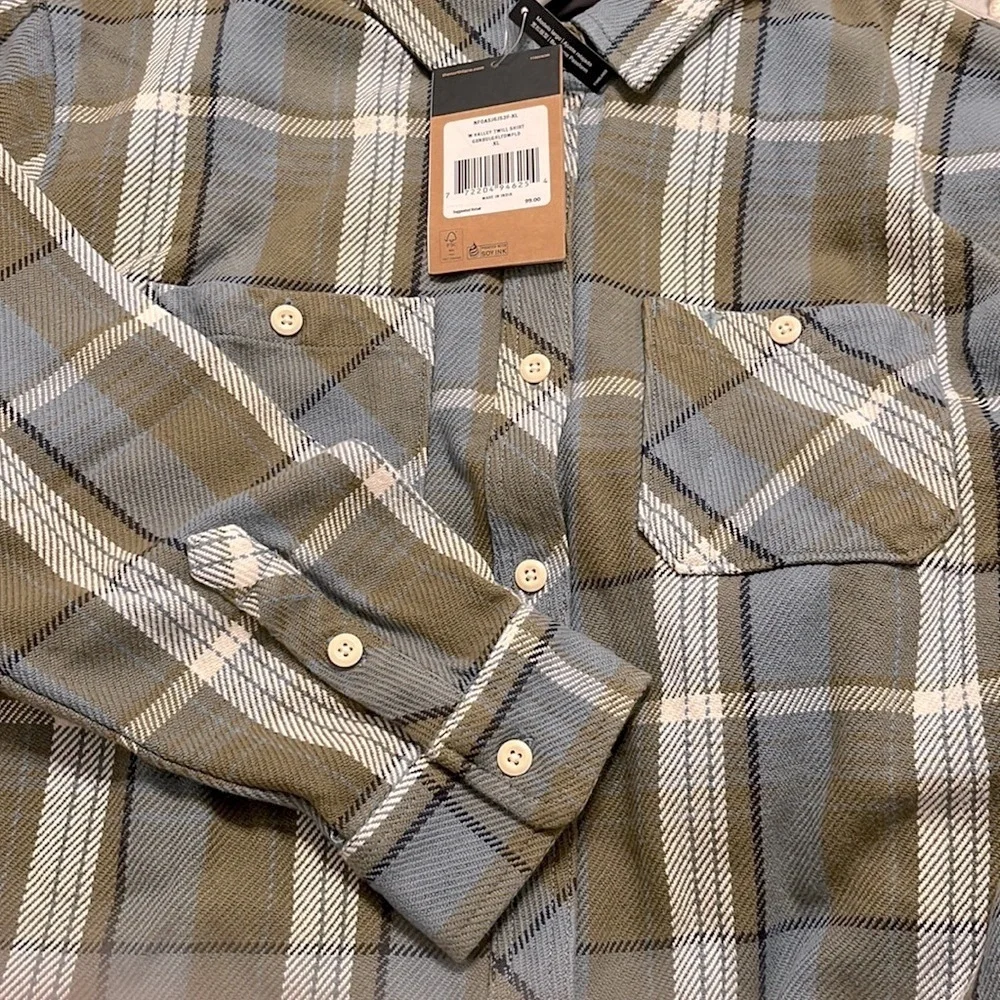 NEW THE NORTH FACE - Valley Twill Flannel Shirt - Picture 7 of 13